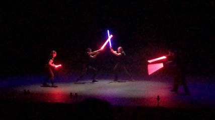 Le sabre laser en spectacle