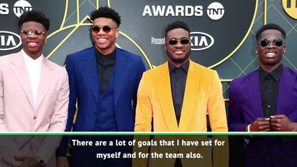 Giannis promises to stay hungry after winning NBA MVP award