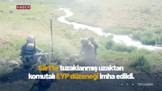 Siirt'te PKK'nın döşediği el yapımı patlayıcı imha edildi