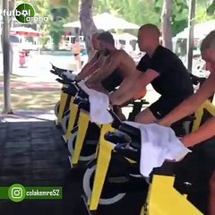 Emre Çolak yeni sezona hazırlanıyor..