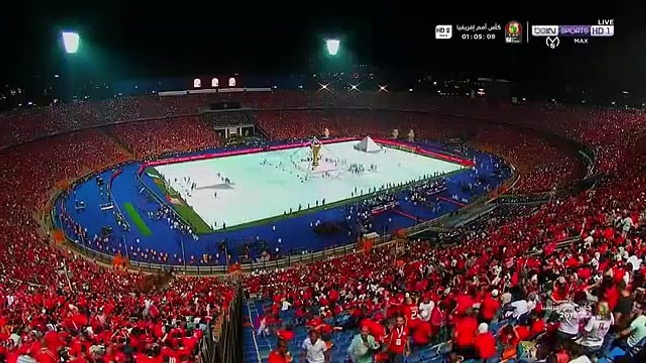 الافتتاح واهداف مصر وزيمبابوي