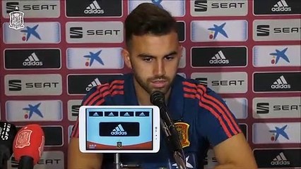 Mayoral y Zubeldia, antes de Jugar la Semifinal contra Francia