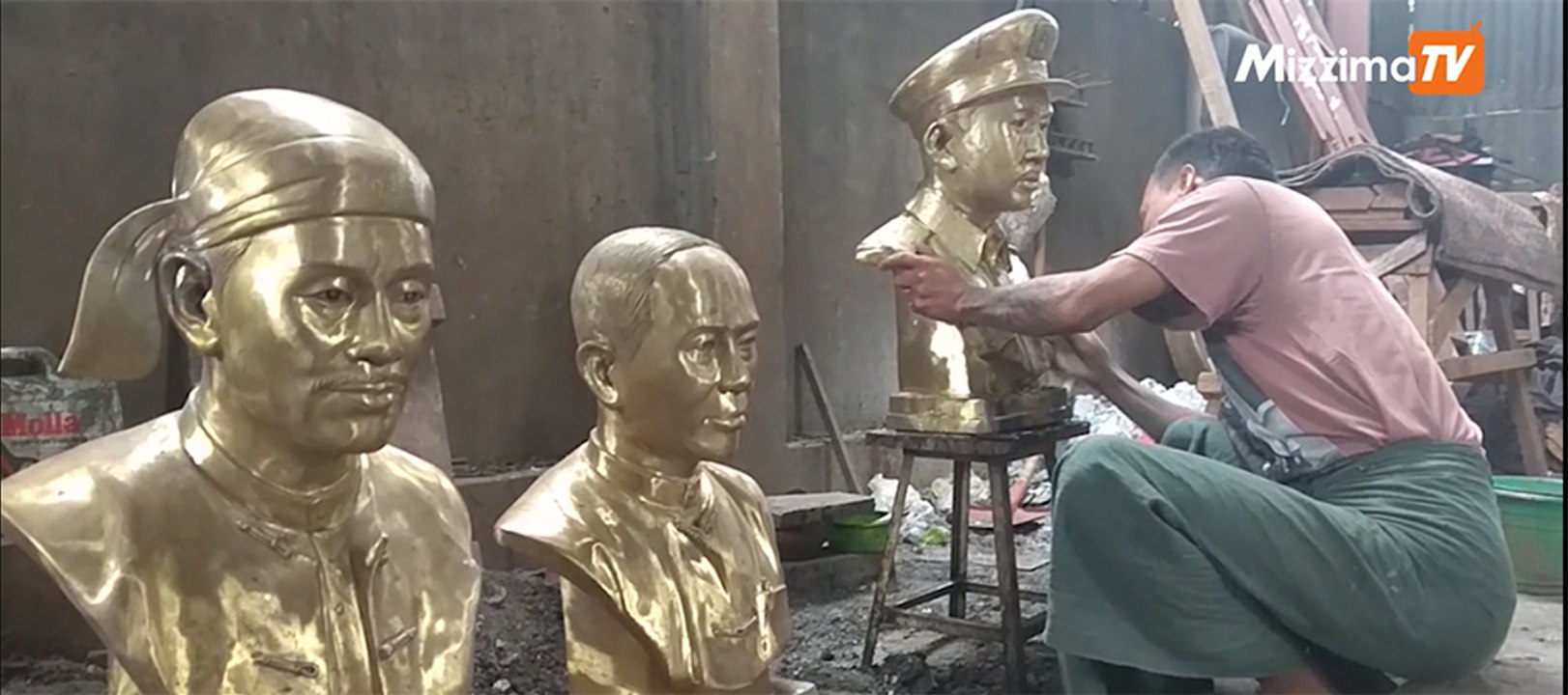 ဗိုလ္ခ်ဳပ္ရုပ္တုႏွင့္အတူထားရန္ အာဇာနည္(၈)ဦး၏ ႐ုပ္တုမ်ားျပဳလုပ္