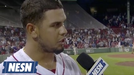 Marco Hernandez Reacts To His First Career Walk-Off Hit, Red Sox Win