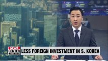 Foreign investment positions in S. Korea fall in 2018 for first time in 3 years