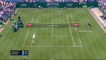 تنس: بطولة إيستبورن: فرداسكو يتغلّب على ميلمان 6-7، 6-4 و6-1