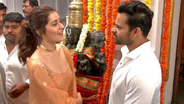 Prathi Roju Pandage Movie Launch Event | Sai Dharam Tej | Rashi Khanna | Maruthi | Allu Aravind