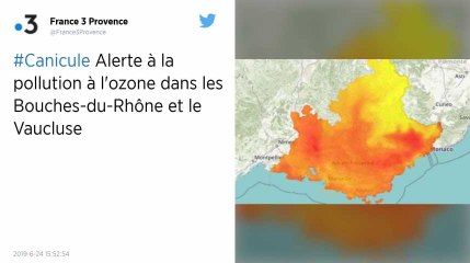 Pollution à l’ozone. L’alerte maintenue dans les Bouches-du-Rhône et le Vaucluse