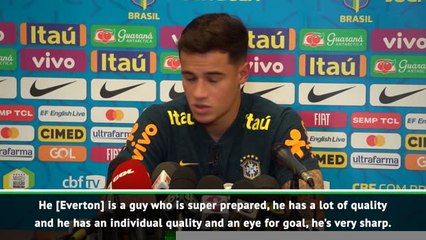 Coutinho hails Brazil duo Everton and Arthur