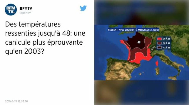 Canicule. Non, il ne va pas faire 48°C en température ressentie (et voici pourquoi)