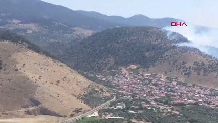 BALIKESİR Madra Dağı'nda orman yangını