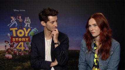 Toy Story 4 - Interview d'Audrey Fleurot et Pierre Niney