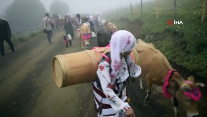 Yayla göçü renkli görüntülerle başladı