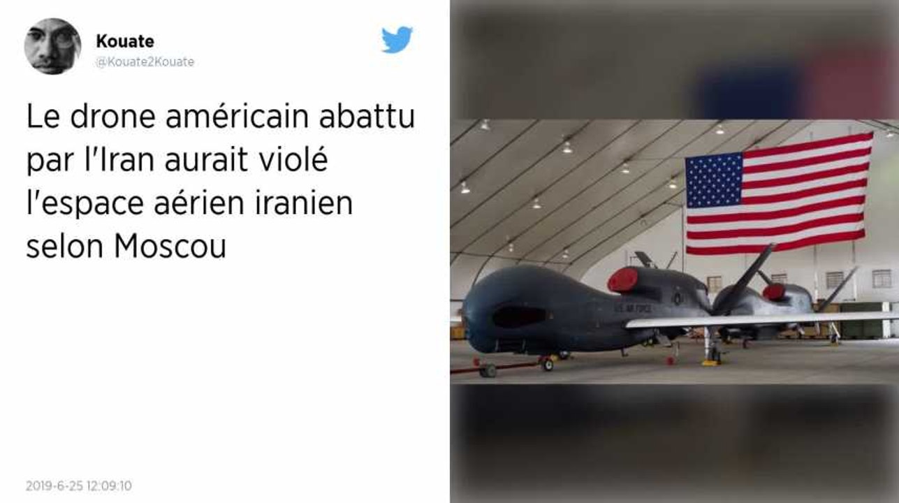 Des éléments du drone américain abattu par l'Iran récupérés par des pêcheurs