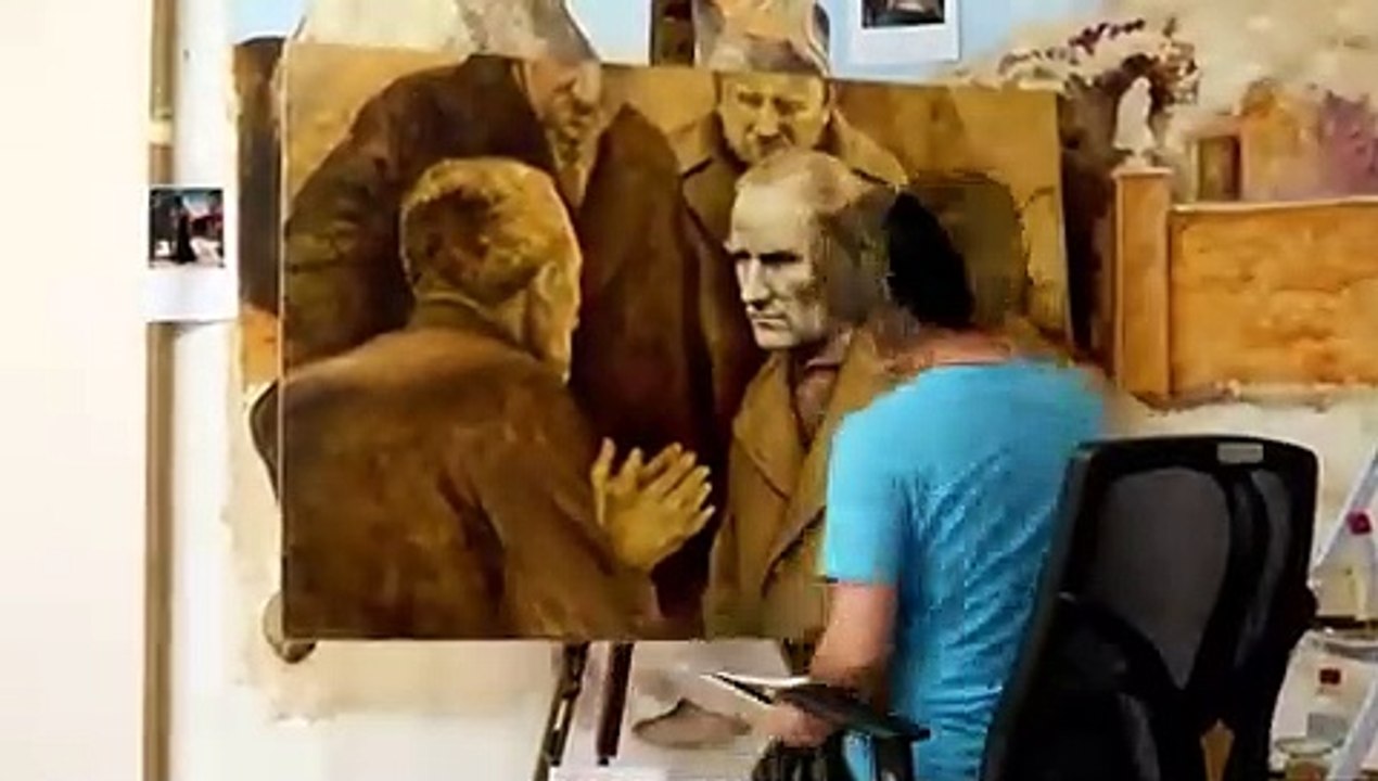 Son dakika: Atatürk tablosu İmamoğlu'nun makamına doğru yola çıkıyor