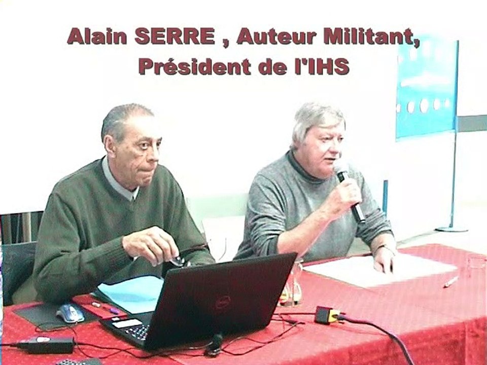 Intervention d'alain SERRE