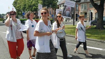 Les infirmières à domicile manifestent à Mons