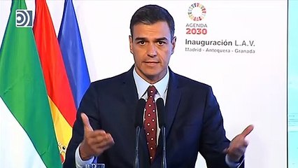Pedro Sánchez inaugura el "sostenible" AVE a Granada
