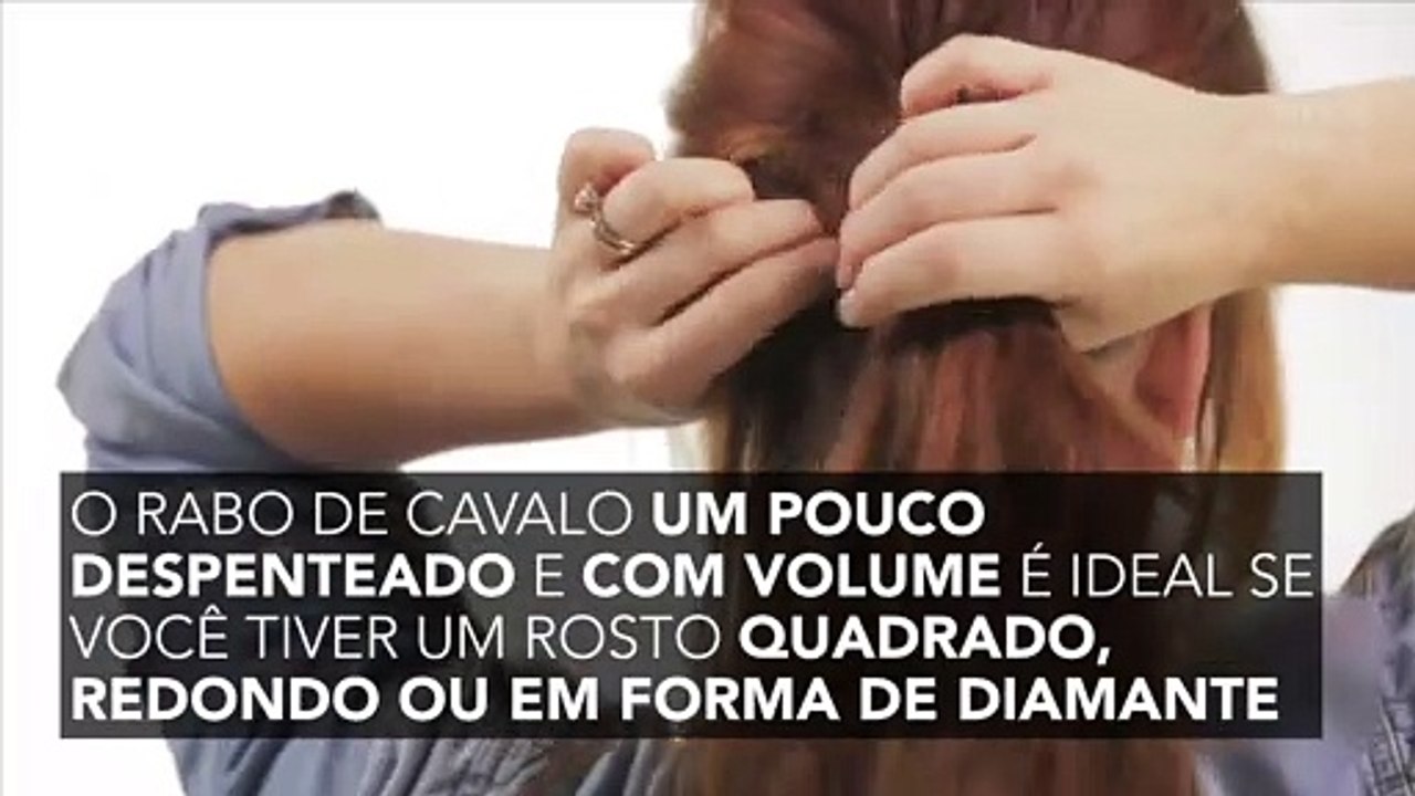Conheça o melhor rabo de cavalo para o formato do seu rosto