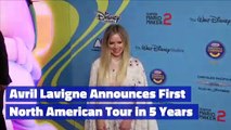 Avril Lavigne Announces First North American Tour in 5 Years