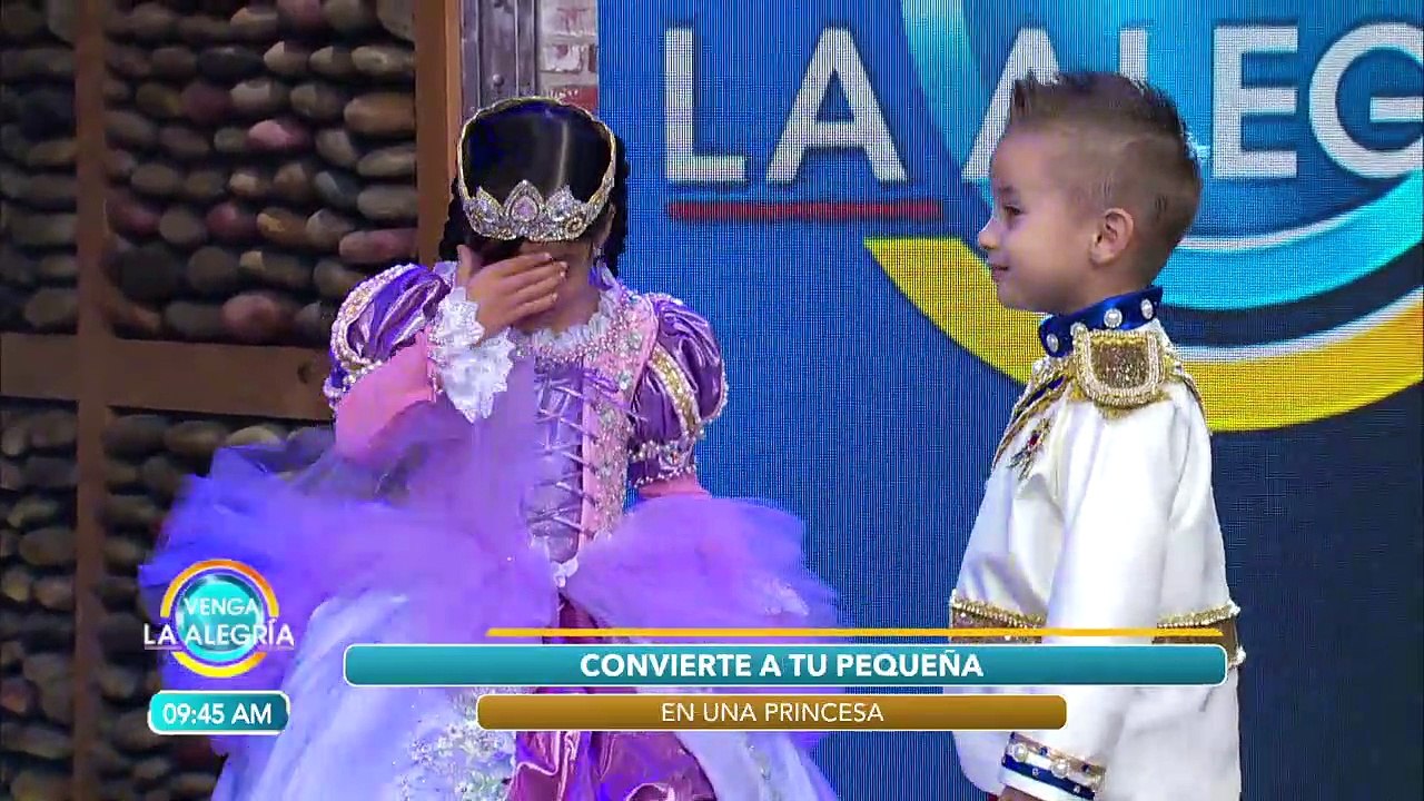 ¡Viste a tus hijos como verdaderos príncipes y princesas con estos disfraces! | Venga La Alegría