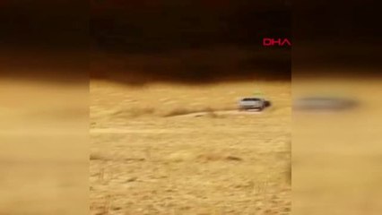 ŞANLIURFA PKKPYD'li teröristler buğday tarlasını yakıp, halay çekti