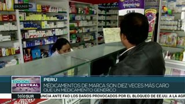 Perú: farmacias anteponen venta de medicamentos 'de marca' a genéricos