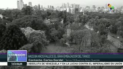 Carlos Gardel falleció hace 84 años