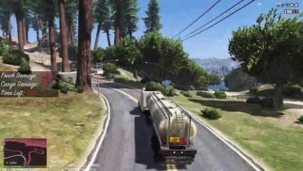 GTA V Trucking #9 - Fueling A Felony