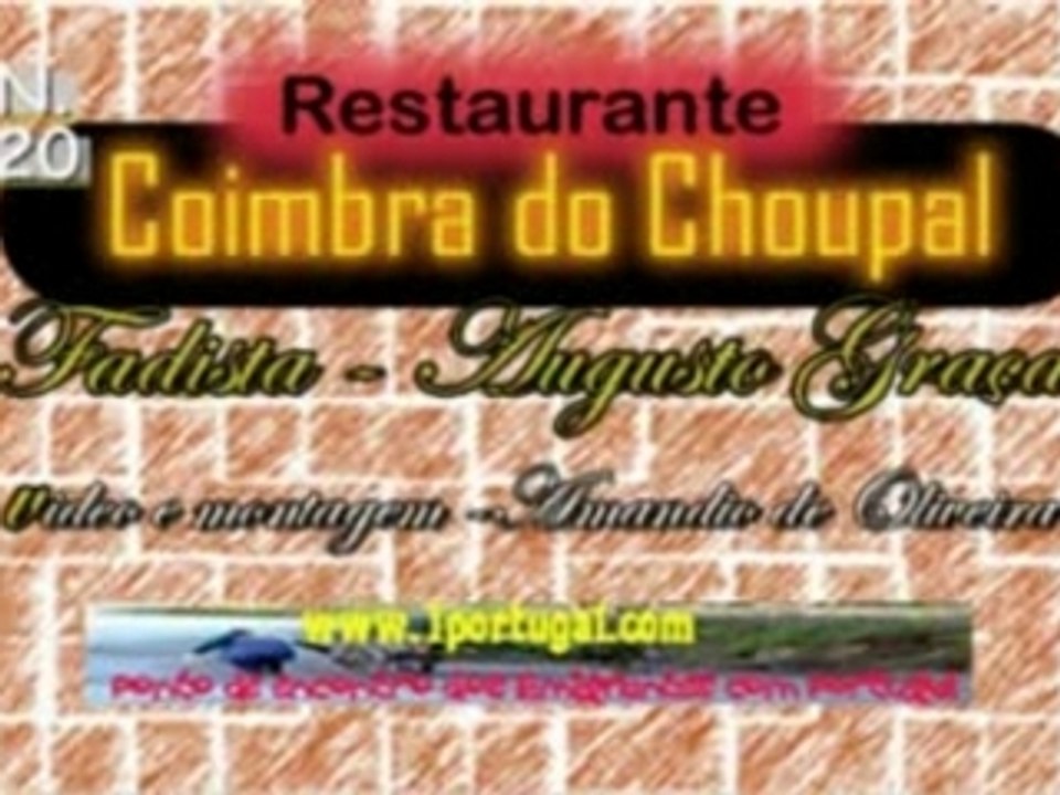 Augusto Graca  canta o fado no - Coimbra do Choupal - 20