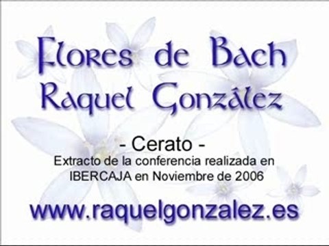 FLORES DE BACH - Raquel González - CERATO