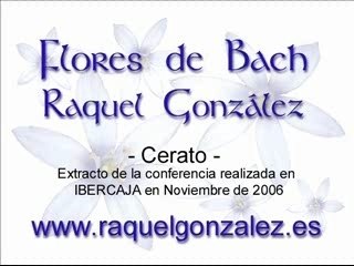 FLORES DE BACH - Raquel González - CERATO
