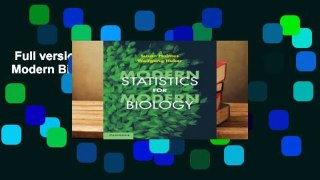 Full version  Modern Statistics for Modern Biology Complete