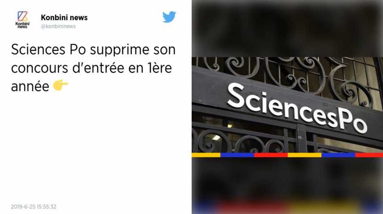 Sciences Po va supprimer son concours d'entrée en première année