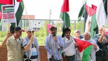 Hollanda'da 'Yüzyılın Anlaşması' ve 'Bahreyn çalıştayı' protesto edildi - LAHEY