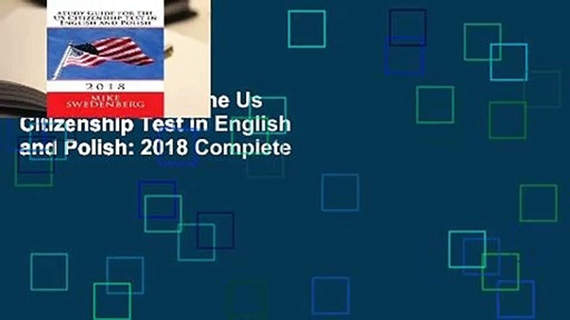 Study Guide for the Us Citizenship Test in English and Polish: 2018 Complete