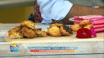 Receta: Mariana Meza te enseña a preparar unas ricas Cocadas pero con un toque muy especial.