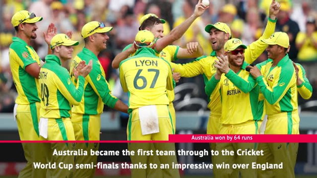 Fast Match Report - Australia through to the semi-finals