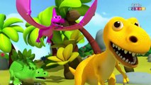 Baby T-Rex - Dinosaurs Song | Kids Songs & Nursery Rhymes Little Angel