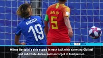 Fast Match report - Italy 2-0 China