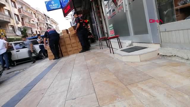 Düzce'de bin 500 şişe kaçak içki ele geçirdi