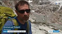 Dans les Alpes, le glacier blanc du Massif des Écrins disparaît
