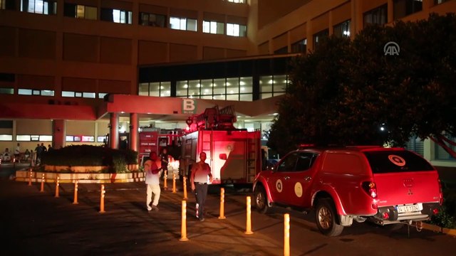 Akdeniz Üniversitesi Hastanesinde yangın - ANTALYA