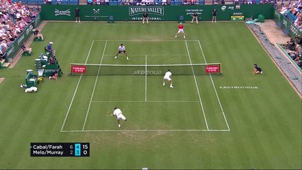 Murray beaten in first match in Eastbourne doubles