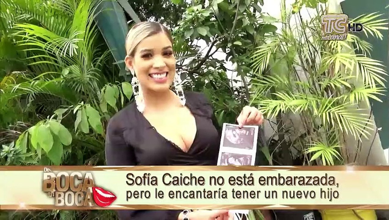 ¿Sofía Caiche embarazada?