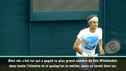 Wimbledon - Djokovic : "Federer est le plus grand de tous les temps"