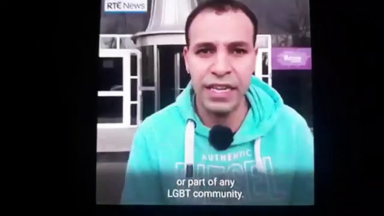 RTE promote LGBT asylum seekers gay Muslim foot...