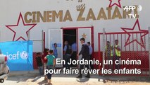 Jordanie: un cinéma apporte un peu de rêve aux enfants syriens réfugiés