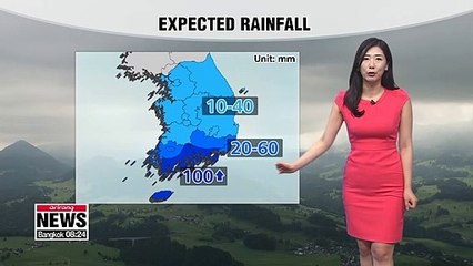 Monsoon season starts in Korea, heavy rain on Jeju 062619