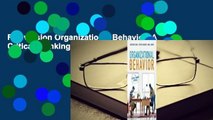 Full version Organizational Behavior: A Critical-Thinking Approach For Kindle